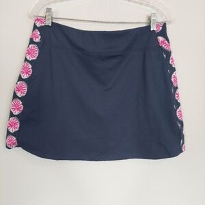 Tommy Bahama Women's Upf 50 Deco‎ Leaf Panel Golf Skort Size Meduim